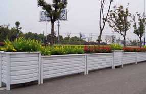 福建福州，5000米，木紋鋁合金長條花箱